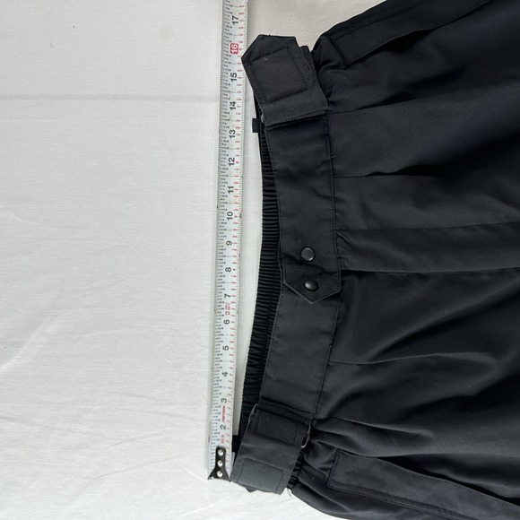 Sun Mountain Black Sz L Waterproof Windproof Golf Pants Vtg 90s Adjustable Waist - Picture 7 of 9